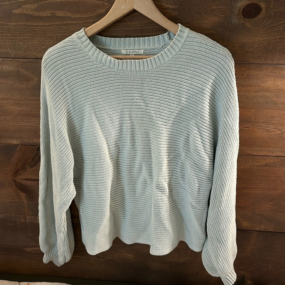 Light Blue Z Supply Sweater